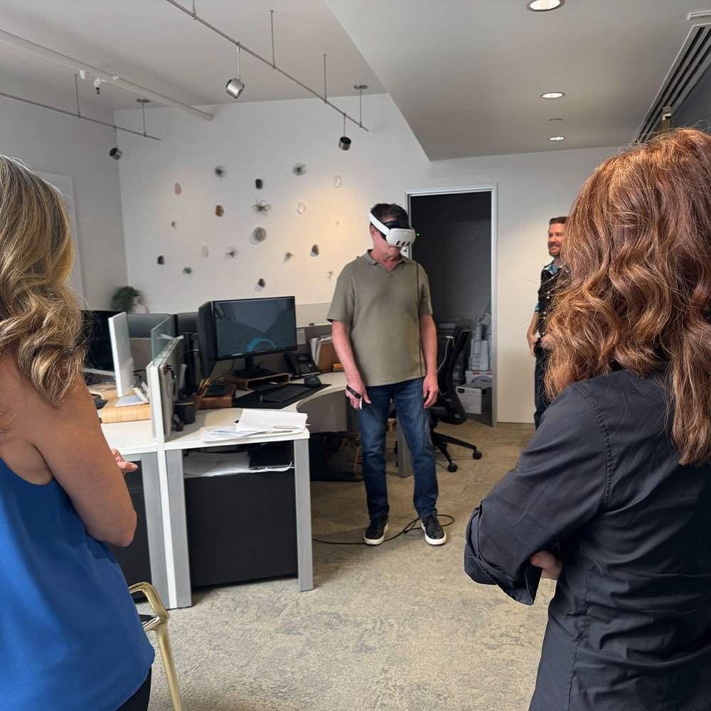Virtual Walkthrough of studio with Architects